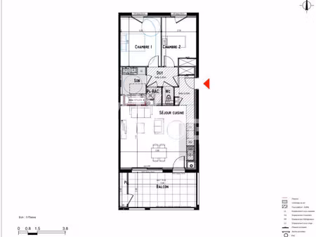 appartement charly 3 pièce(s) 69.75 m2
