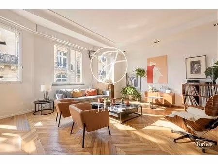 paris 16e - pompe - appartement à vendre - 6 pièces - 148 62m² carrez - 4 chambres - belle