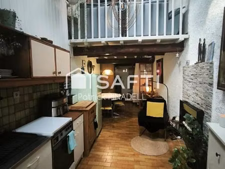 maison t3  2 chambres  terrasse  garage  atelier et jardin