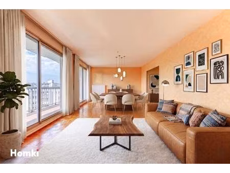 à vendre – superbe t4 de 82 m² avec terrasse et vue parc – lyon 8ème (rue saint-maurice)