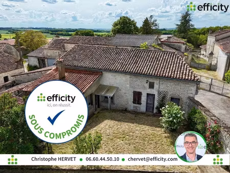 vente maison 4 pièces 87 m² à brie (16590)  93 000 €