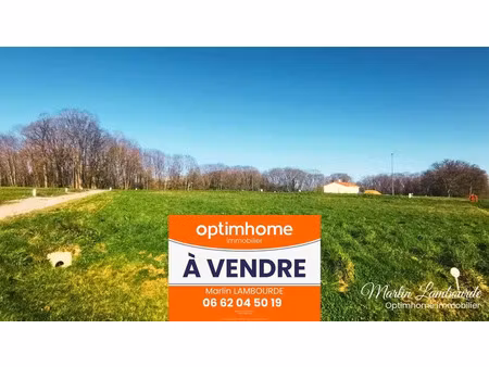 vente terrain 855 m² la geneytouse (87400)