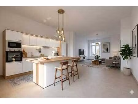 appartement haut-standing 3 chambres avec balcon et jardin