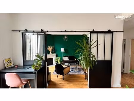 appartement meublé - 1 chambre - 53m2 - cave - clamart gare
