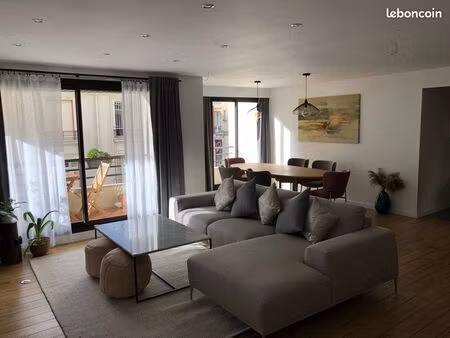 bel appartement 107m2  3 chambres  2 sdb  cave  parking  proche parc - paris 15e