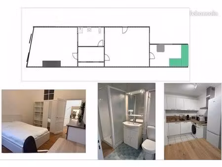 appartement 2 pièces 45 m²