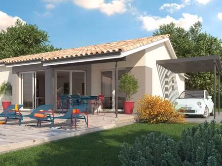 terrain avec maison neuve à vendre