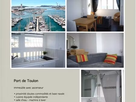 appartement t1 meublé port toulon