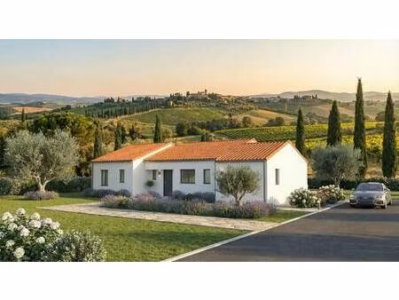 terrain avec maison neuve à vendre