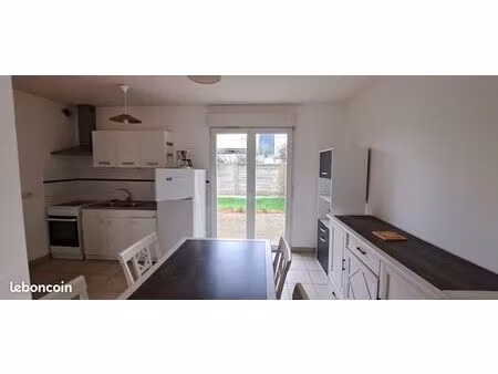 à louer – maison mitoyenne meublée 3 pièces à yffiniac