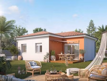 terrain avec maison neuve à vendre