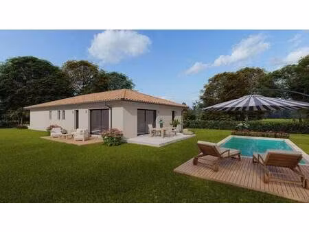 terrain avec maison neuve à vendre