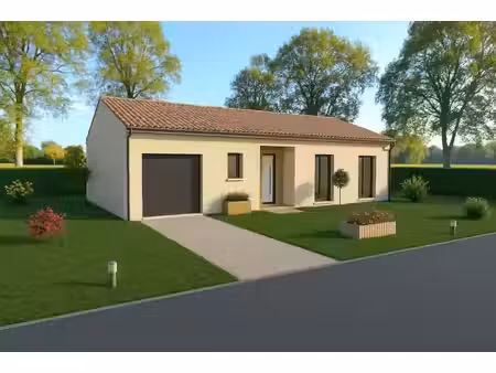 terrain avec maison neuf à vendre