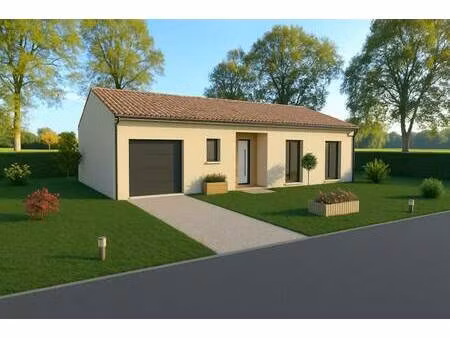 terrain avec maison neuve à vendre