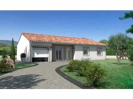 terrain avec maison neuve à vendre