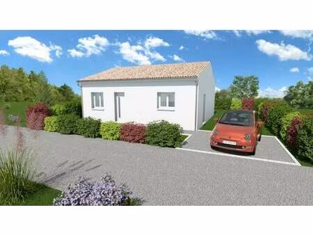 terrain avec maison neuve à vendre
