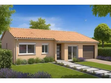 terrain avec maison neuve à vendre