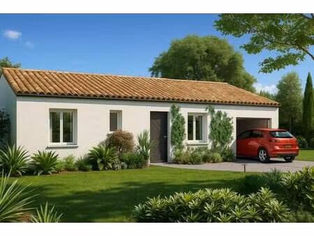 terrain avec maison neuve à vendre