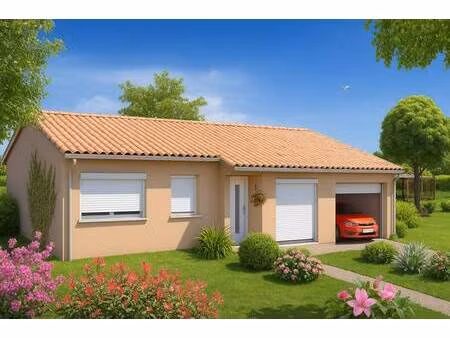 terrain avec maison neuve à vendre
