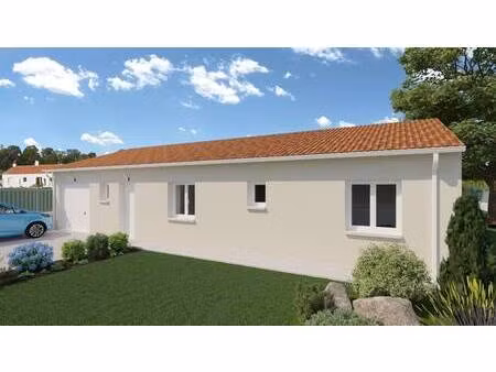 terrain avec maison neuve à vendre