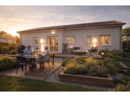 terrain avec maison neuve à vendre