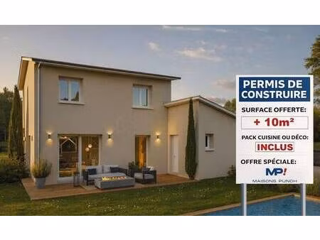terrain avec maison neuve à vendre