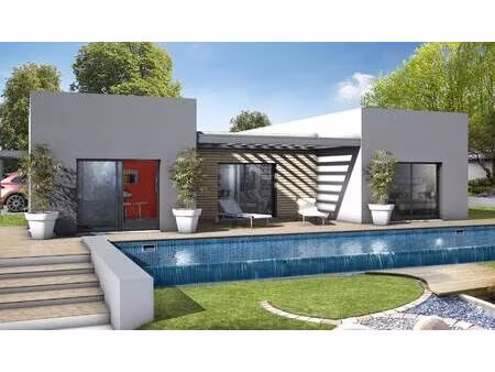 terrain avec maison neuve à vendre