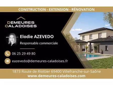 terrain avec maison neuve à vendre
