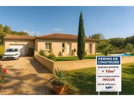 terrain avec maison neuve à vendre
