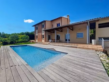 *** belle villa d'architecte de 200 m² à balma avec piscine et vue exceptionnelle ***
