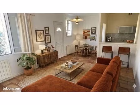 saint barnabé / la rosière t2 dans villa avec jardin