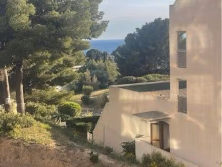 à vendre – studio rénové vue mer – la ciotat – baie des anges