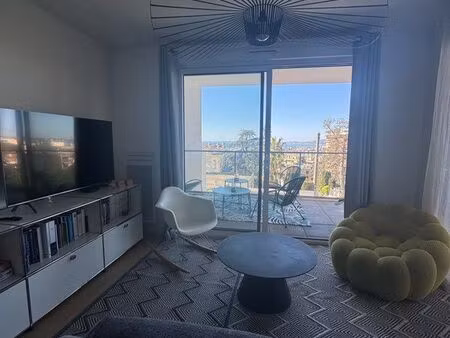 bel appartement vue mer nice ouest