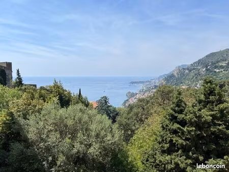 duplex 95 m² dernier étage - vue mer monaco - garage