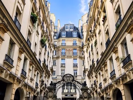 charmant studio lumineux de 26 m² dans immeuble haussmannien protégé par la ville de paris