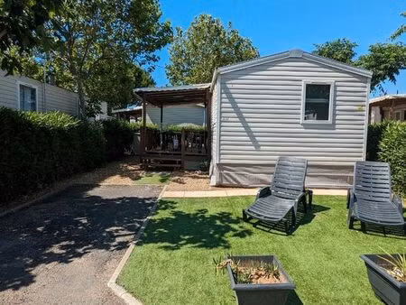 mobilhome dans camping 4 étoiles