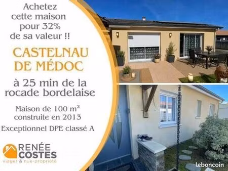maison en viager 4 pièces 100 m²