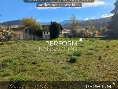 terrain 982 m² champ-sur-drac