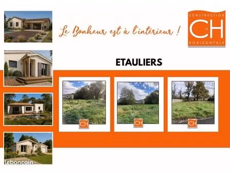 terrain 700 m² etauliers