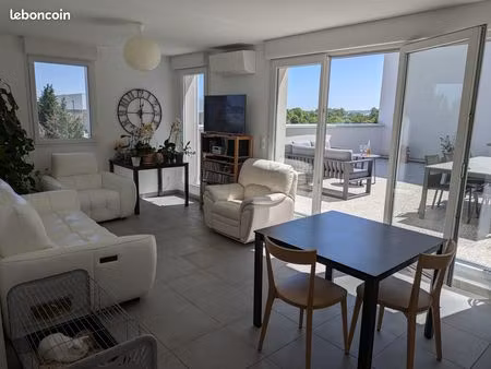 appartement t4 très lumineux et sans vis-à-vis