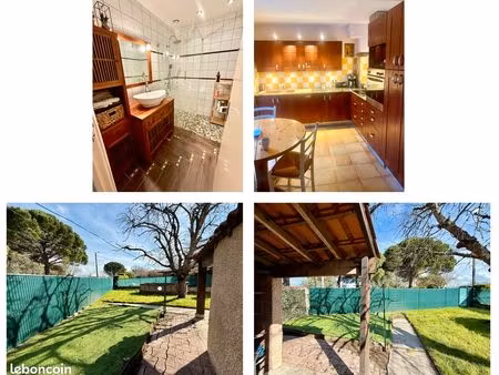 maison plain-pied 94 m² – 4 couchages possibles – impasse au calme + jardin & garage