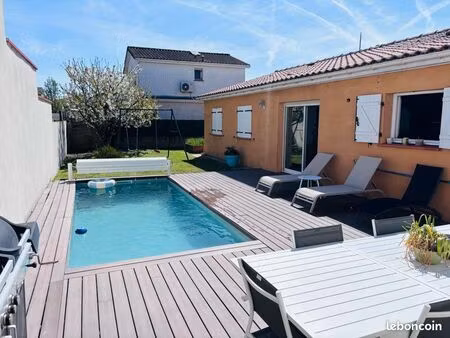 maison t5 plain pied avec piscine