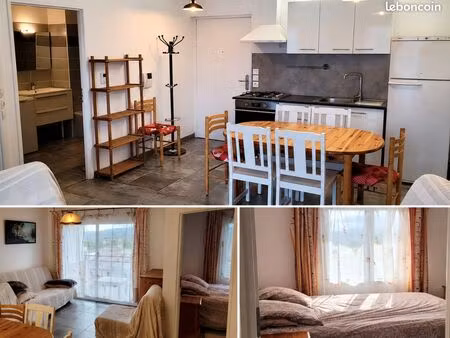 appartement t2 grande terrasse + 2 garages