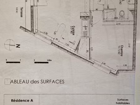 ? à vendre – appartement t2 avec terrasse  parking et cave à cholet