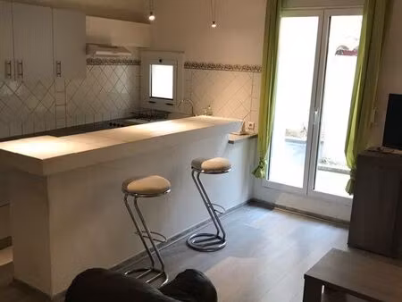 appartement meublé 50 m2 avec cours