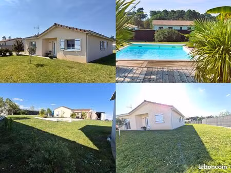 maison de plain-pied 5 pieces avec piscine (landes 40) entre particuliers