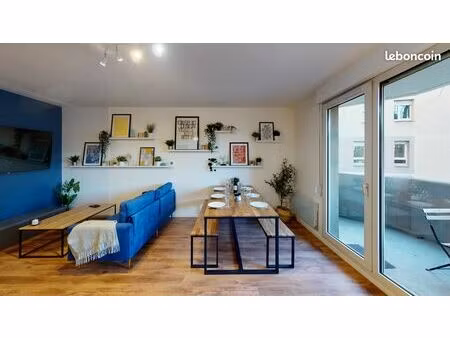 appartement meublé 4 chambres à jean jaurès/debourg