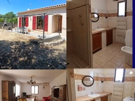 location meublee - villa plain-pied jardin