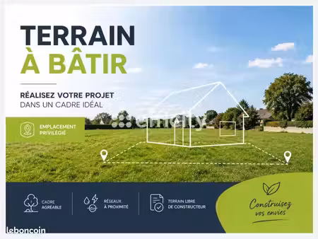 terrain 417 m² la neuville