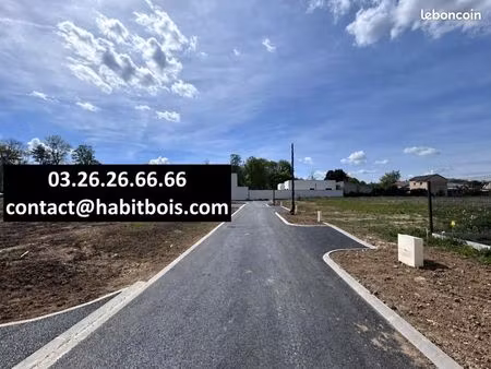 terrain 380 m² reims